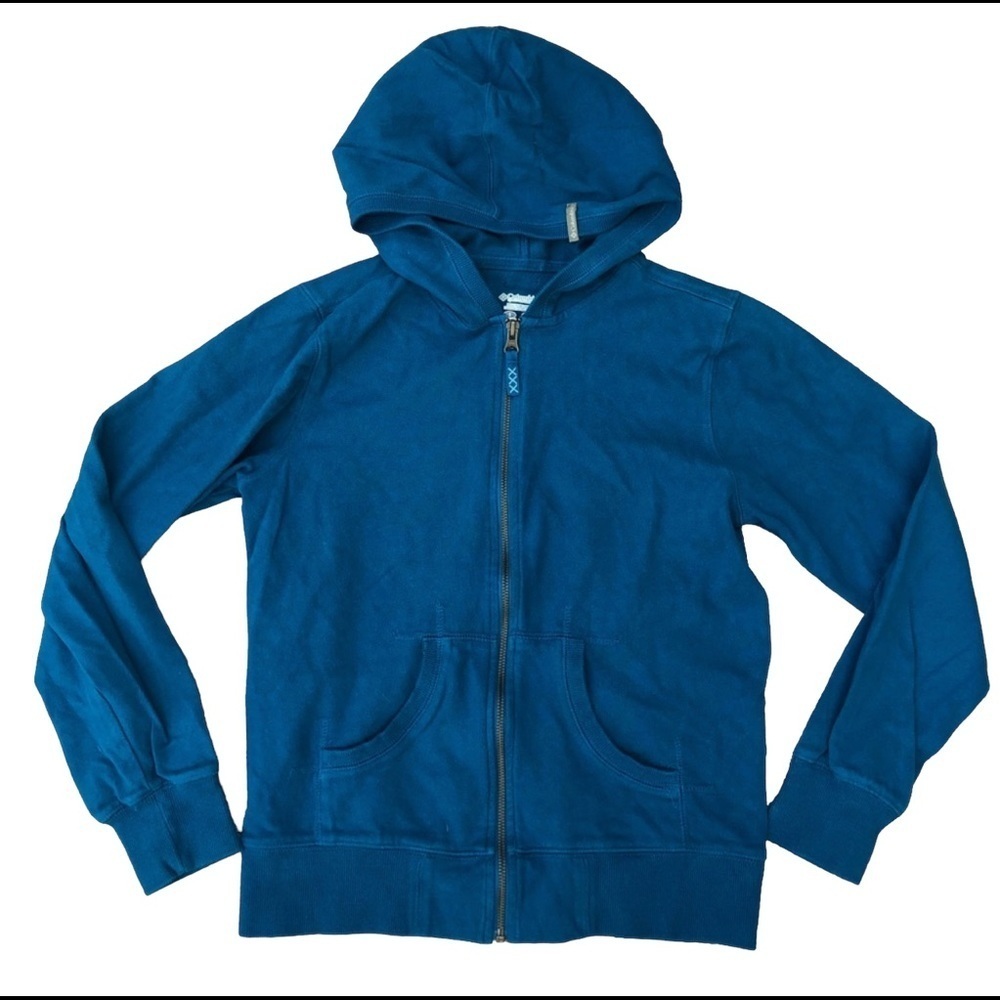 Columbia Blue zip up hoodie